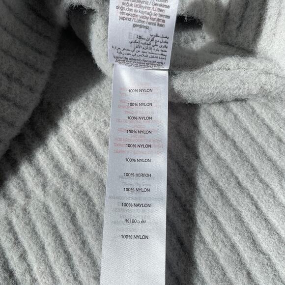 Apricot 1X Curve Wrap Sweater | Light Grey, Tie-Waist, Soft Knit, NWT - Picture 9 of 16